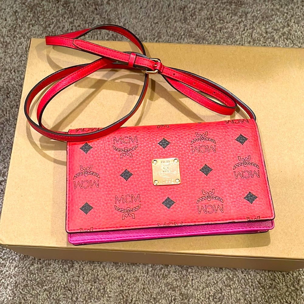 Like new MCM wallet strap bag